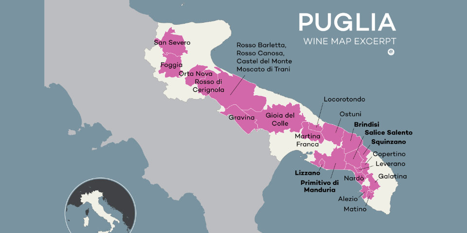 Puglia Map